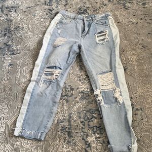 Distressed boyfriend Jeans
